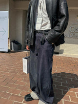 [Premium] ASCLO ロールアップローデニムパンツ (2color)