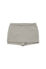 [Gerbera] Eyelet mini pantskirt (Beige)