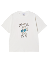 25FW AC BEAR WELCOME SHORT SLEEVE T-SHIRT CREAM