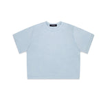 PLAIN CROP T-SHIRT [4COLOR]