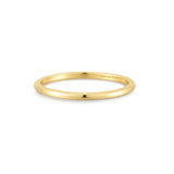Plain 925 Silver + 14k gold plating Ring R058-01G