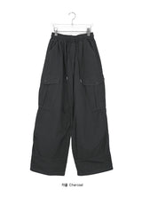 [unisex] Simon Wide Cotton Banding Cargo Pants