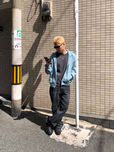 ダメージ フード ジップアップ
