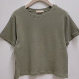 プレーンナッピングピーチショートスリーブTシャツ