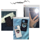 kitsch leopard phone case(gray/epoxy)