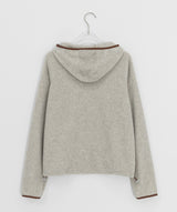 Comdero color matching fleece brushed hoodie