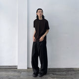 バーティカルテクスチャーバギーTシャツ