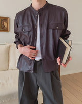 Karoo Python Leather Crop Jacket