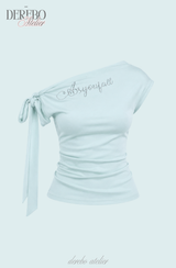 Muse Ribbon One Shoulder Top