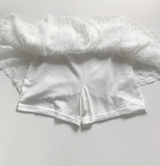 Aishar レーススカートパンツ (white)