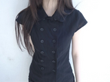 double button shirt