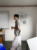 No.1329 pk クロップカラーハーフTシャツ (4color)