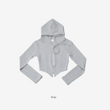 Tincture Crop Hooded Set