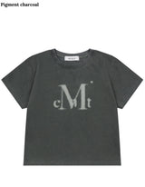 BONNIE SPRAY LOGO PIGMENT HALF T (2Color)