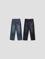 LMN クボエッセンシャルワイドデニムパンツ (2 colors)