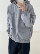 Fancy windbreaker hood jacket
