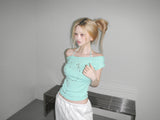 hazel knit crop  bratop(3 color) 