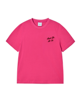 25FW WOMAN SCRIPT LOGO PRINTING SHORT SLEEVE T-SHIRT
