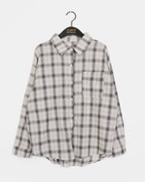 Telling Oversized Pocket Check Shirt