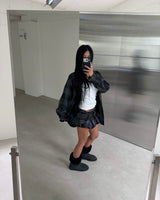 デイズ チェック シャツ イン スモッグ ブラック