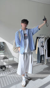 SIO two tuck bermuda sweat pants