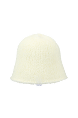 Ivory puffy bucket hat (아이보리 뽀글이 버킷햇)