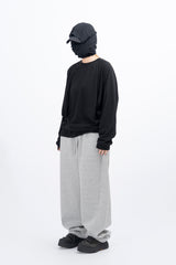ドラカーブバルーンベルトスウェットパンツ