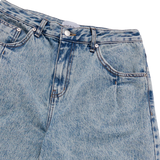 25SS POINT LOGO POCKET DENIM SHORT PANTS LIGHT BLUE