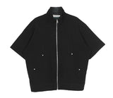 No.0758 K ポイントハーフニットジップアップ (6color)