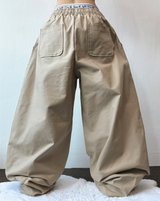 COTTON WIDE BALLOON LONG PANTS 💜🖤💛3COLOR