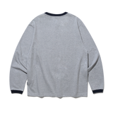Rockstar Ringer Long Sleeve (Grey)