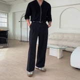 LMN Rie Pintuck Stripe Slacks (3 colors)