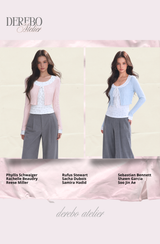 Dodo baby color cardigan layered top