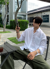 Hyper Essential Overfit Linen Shirt