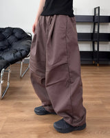 ルーブ コットン カーブド ワイド パンツ