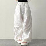 Tive Parasuit Shirring Rustle String Wide Pants