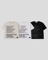 コーラルレタリングショートスリーブTシャツ