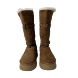 Moufee Fur-Lined Belted Long Ugg Boots