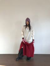 [MD Pick]ウールタッチブラッシュVネックニット (4 Colors)
