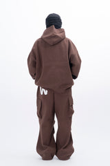 メディWバックルエンブロイダリーヘビーセットアップフード