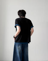 クロップレイヤード半袖Tシャツ