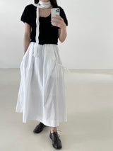 Snow flower puff cardigan