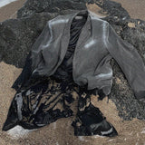 RAW DISTRESSED COAT