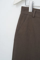 (W) Lone Fold Bootscut Pants (2color)