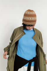 Regular half-neck night jacket (3color)