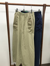 Mesh pocket cotton pants 