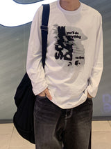 タイムプリンティング長袖Tシャツ