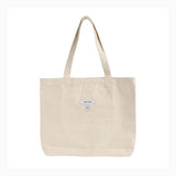 WHITE PRINTED TOTE BAG