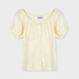 Sunday Puff Blouse (yellow)