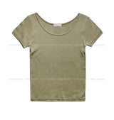 [U-BASIC] エブリデイUネックルーズTシャツ